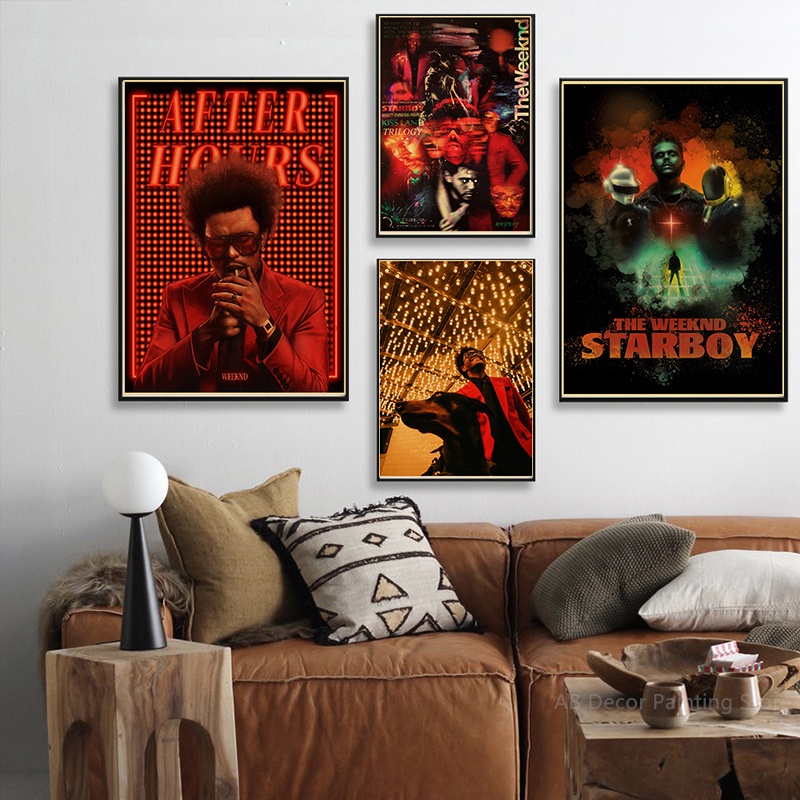 Tranh GiấY kraft Treo TườNg Phong CáCh vintage