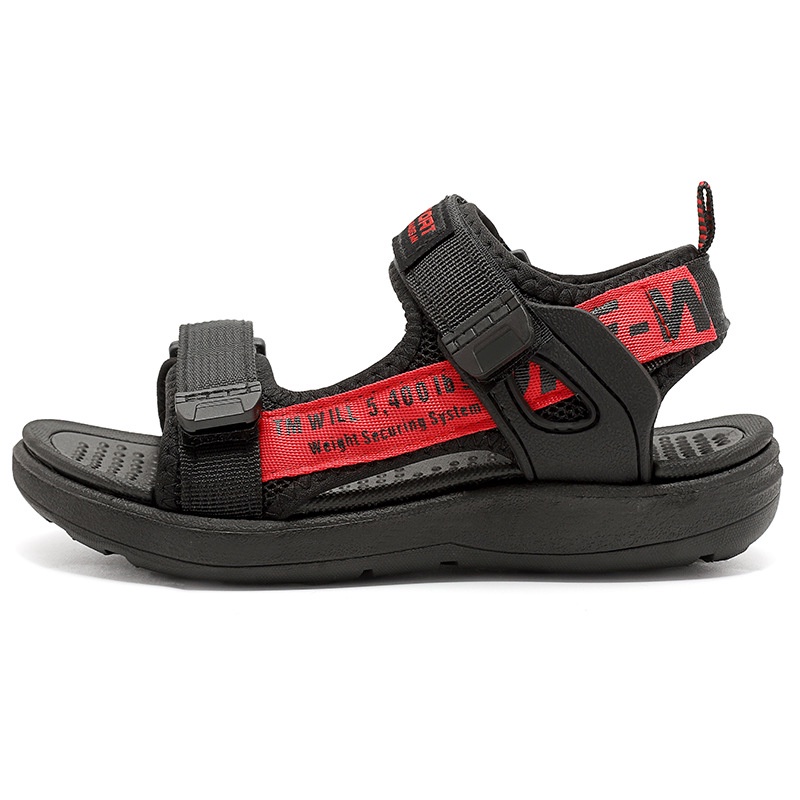 Dép Sandal Bé Trai Đế Chống Trơn Trượt Quai Ngang Đế Kếp Siêu Êm Size Đại 28-41