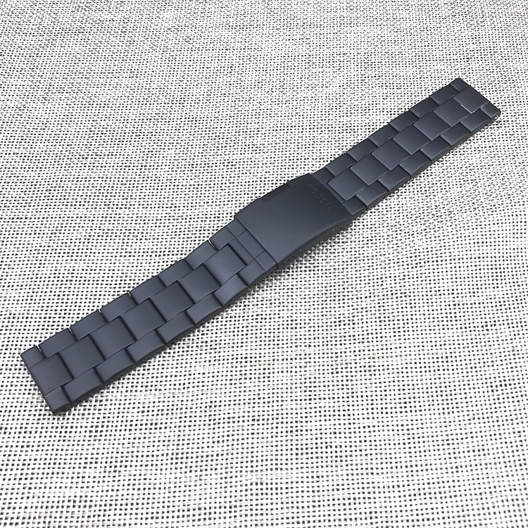 Thắt Lưng Màu Đen Bằng Thép Không Gỉ Fossil Fs4656 Fs4682 Fs5586 s