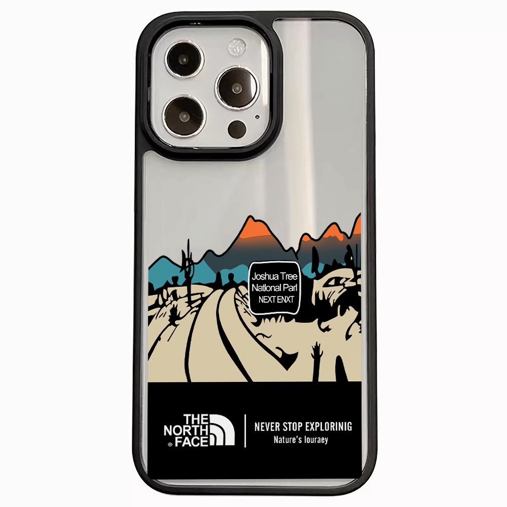 Ốp Điện Thoại Acrylic Cứng Trong Suốt Hình Núi Tuyết Bắc Cực Thời Trang Cho iphone 14promax 11 13 12 7Plus 8 X XS Max