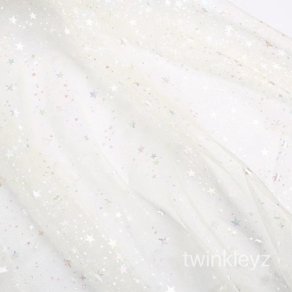 Vải Lưới Hình Ngôi Sao Lấp Lánh Làm Đồ Thủ Công