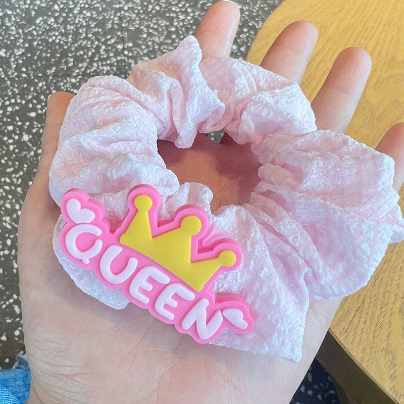 Dây Cột Tóc Hình Gấu / Dâu Tây Màu Hồng Ngọt Ngào Dễ Thương Cho Bé Gái