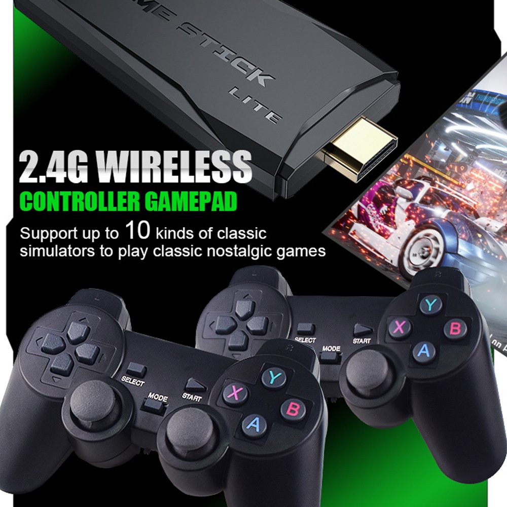 Tay Cầm Chơi Game 10000 HD 4K M8 Hỗ Trợ Nhiều Mame / FC / GB / GBA / MD / PS1 HDMI Và TV