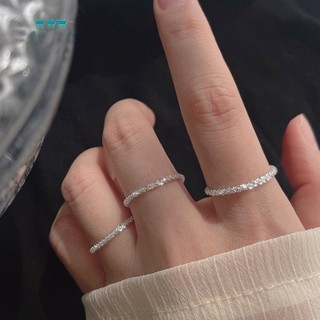 Nhẫn mạ bạc 925 đính đá thời trang