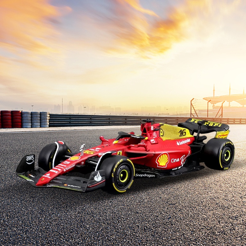 Xe Hơi Ferrari F1 Kỷ Niệm Lần Thứ 75 Tỉ Lệ 1: 43 Bburago #16 Phụ Kiện Trang Trí Cho Xe Hơi Leclercc #55 Mô Hình Xe Ô Tô Sainz Monza Ý GP Bằng Hợp Kim