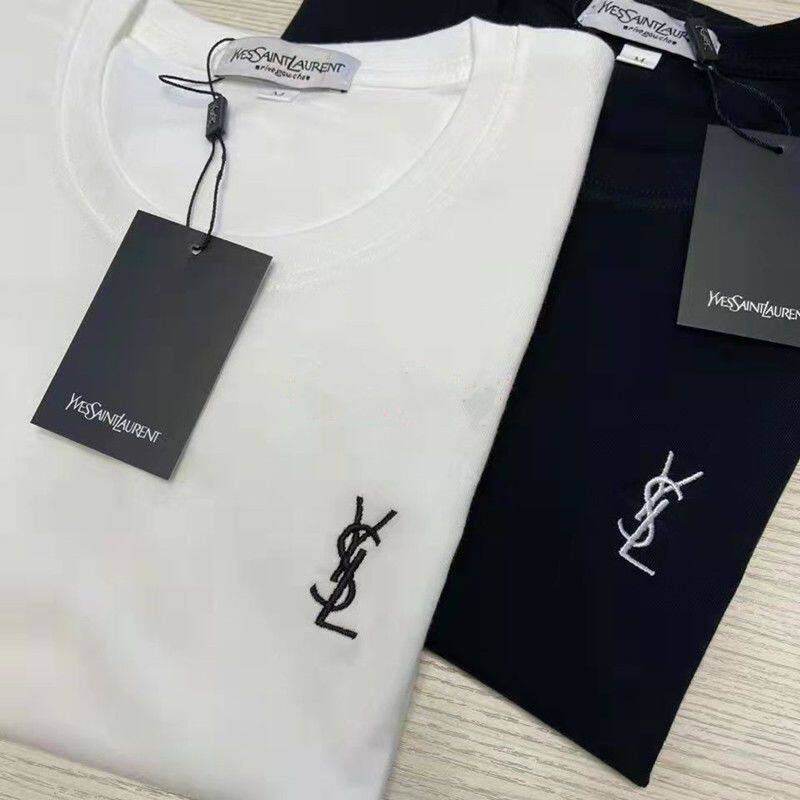 Áo Thun Ngắn Tay Thêu Họa Tiết Phong Cách Âu Mỹ Chất Lượng Cao Cho Nam Và Nữ