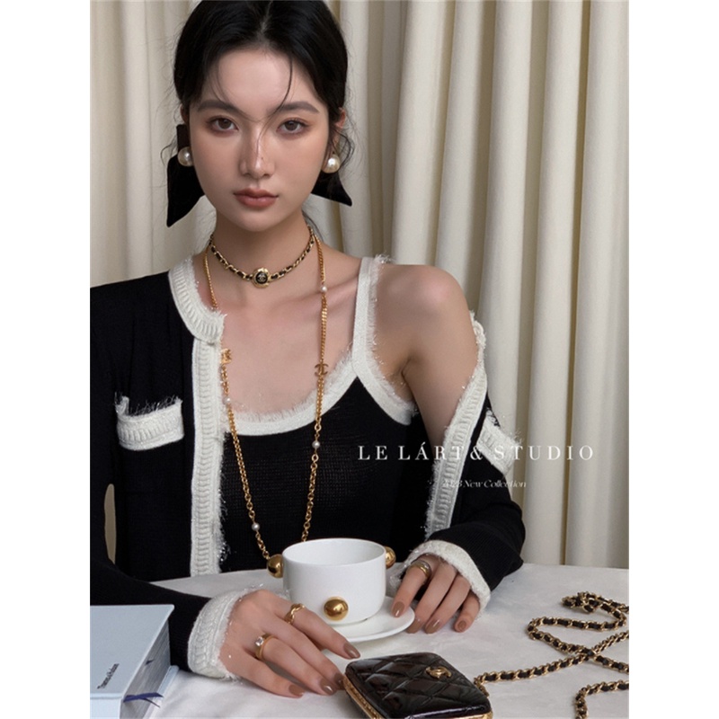 Áo Croptop Dệt Kim Không Tay Cổ Chữ U Dáng Ôm Thời Trang Mùa Hè 2023 Dành Cho Bạn Nữ