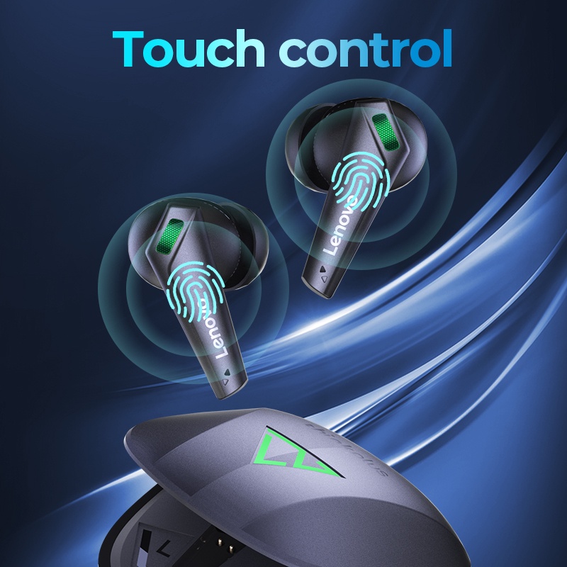 Tai Nghe Nhét Tai 2023 Chính Hãng Lenovo XT85 Bluetooth 5.3 Âm Thanh HiFi Stereo Có Mic Điều Khiển Cảm Ứng