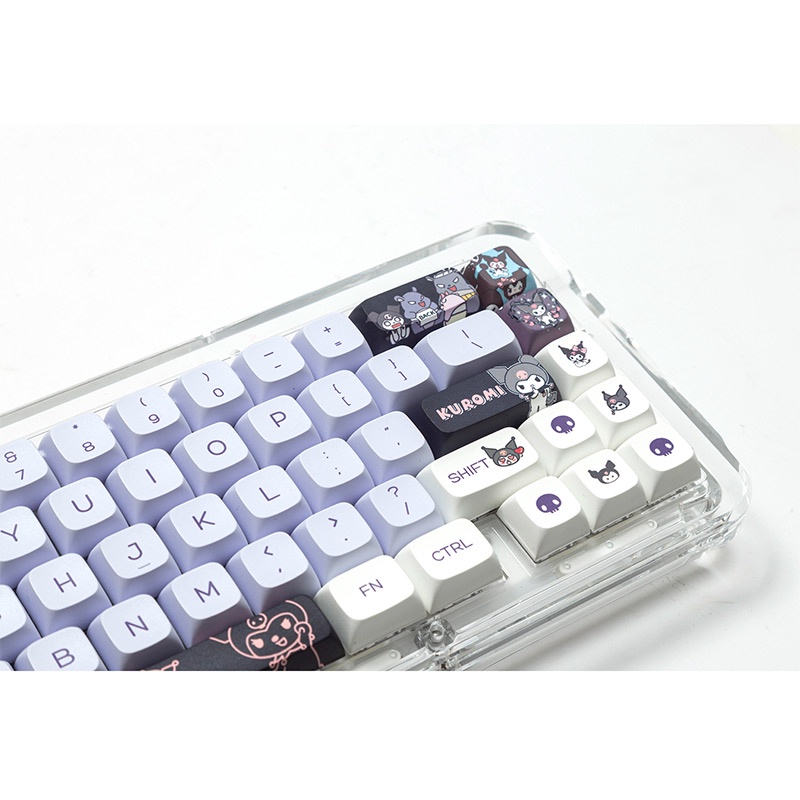 SANRIO Set 146 Phím Cơ XDA PBT Hình Kuromi Baku 61 / 64 / 68 / 75 / 84 / 87 / 104 / 108