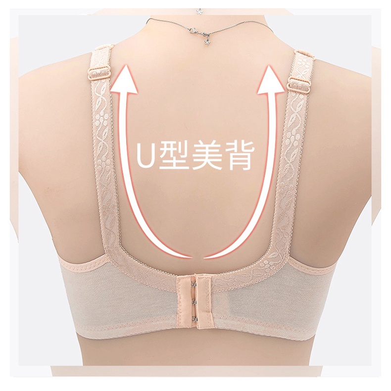 Áo Ngực cotton Phối Ren Thân Thiện Với Làn Da Dành Cho Mẹ Bầu