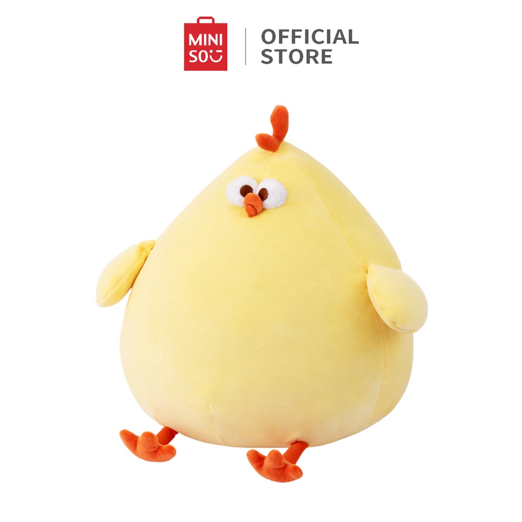 Miniso Đồ chơi nhồi bông Hình Con Gà Mềm Mại