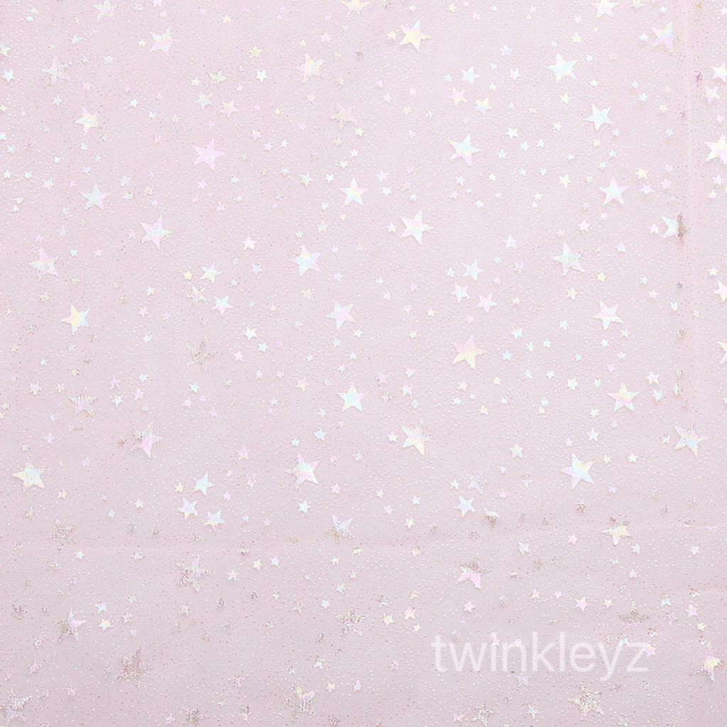 Vải Lưới Hình Ngôi Sao Lấp Lánh Làm Đồ Thủ Công