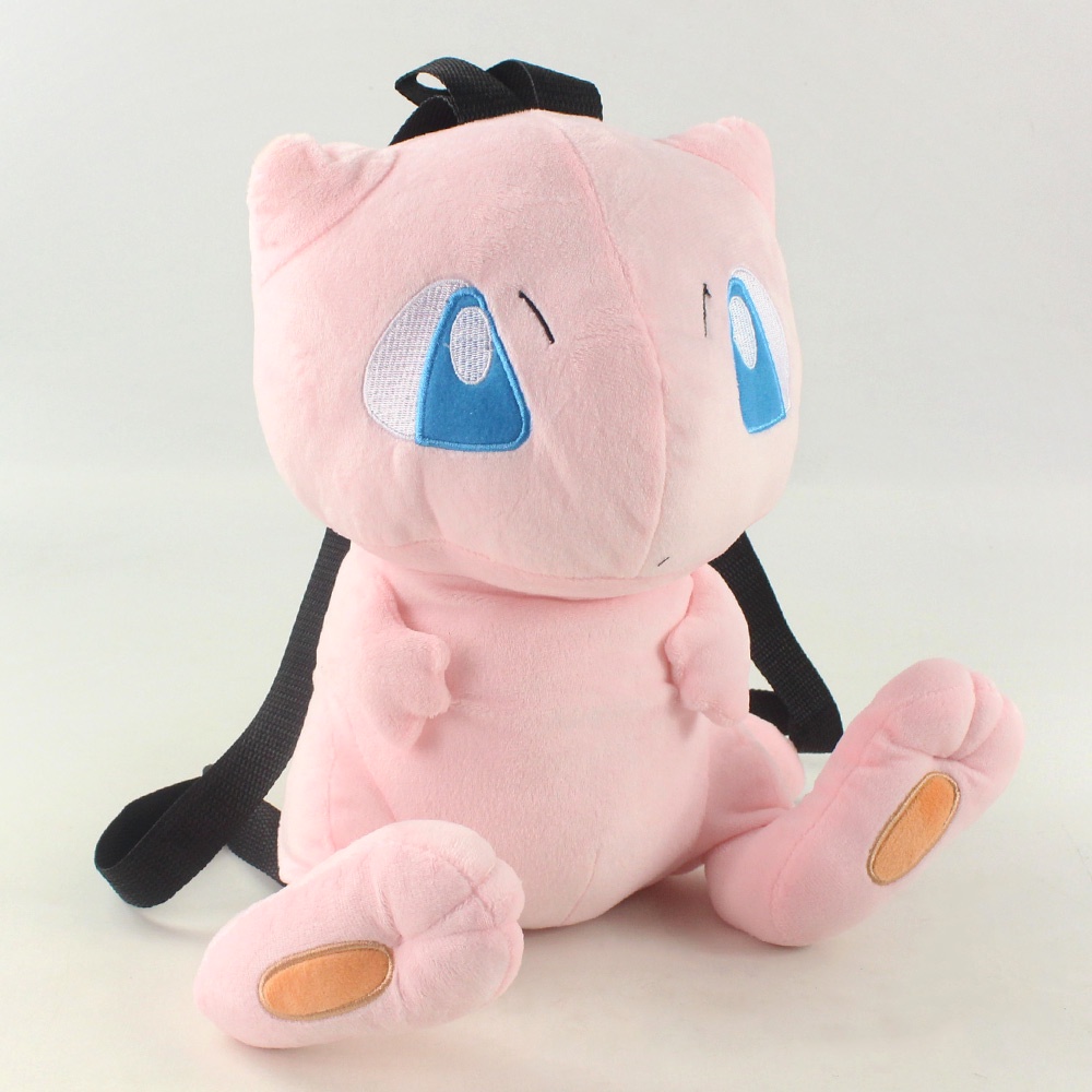 30cm Takara Tomy Anime Pokemon Mew Mewtwo Mewtu Plush Doll Backpack Model For Child Student School Bag Children High Capacity School Bag Toys