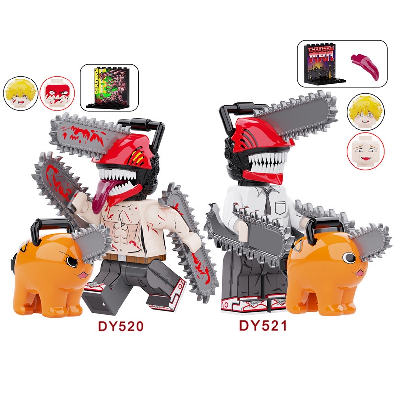 Denji Bộ Đồ Chơi Lắp Ráp Mô Hình WM2523 WM2524