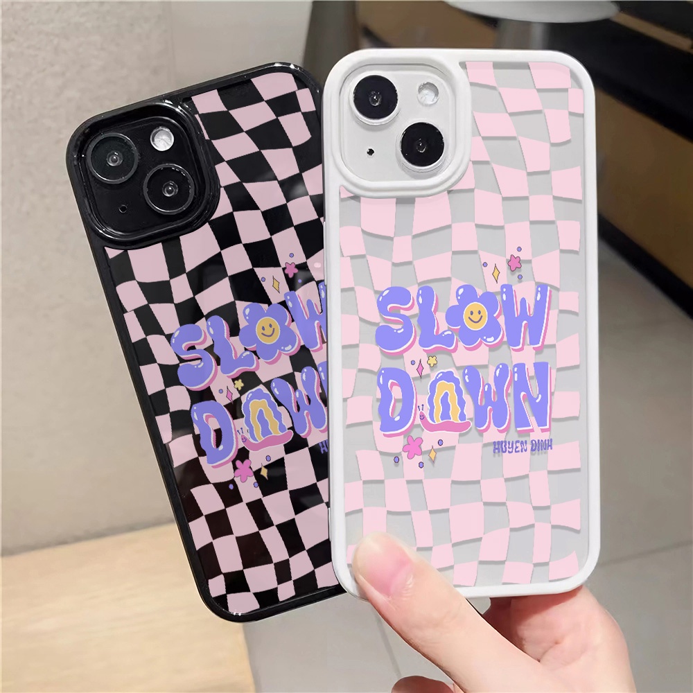 Ốp Điện Thoại Cứng Trong Suốt Thời Trang Cho iphone 14promax 11 13 12 7Plus 8 X XS Max