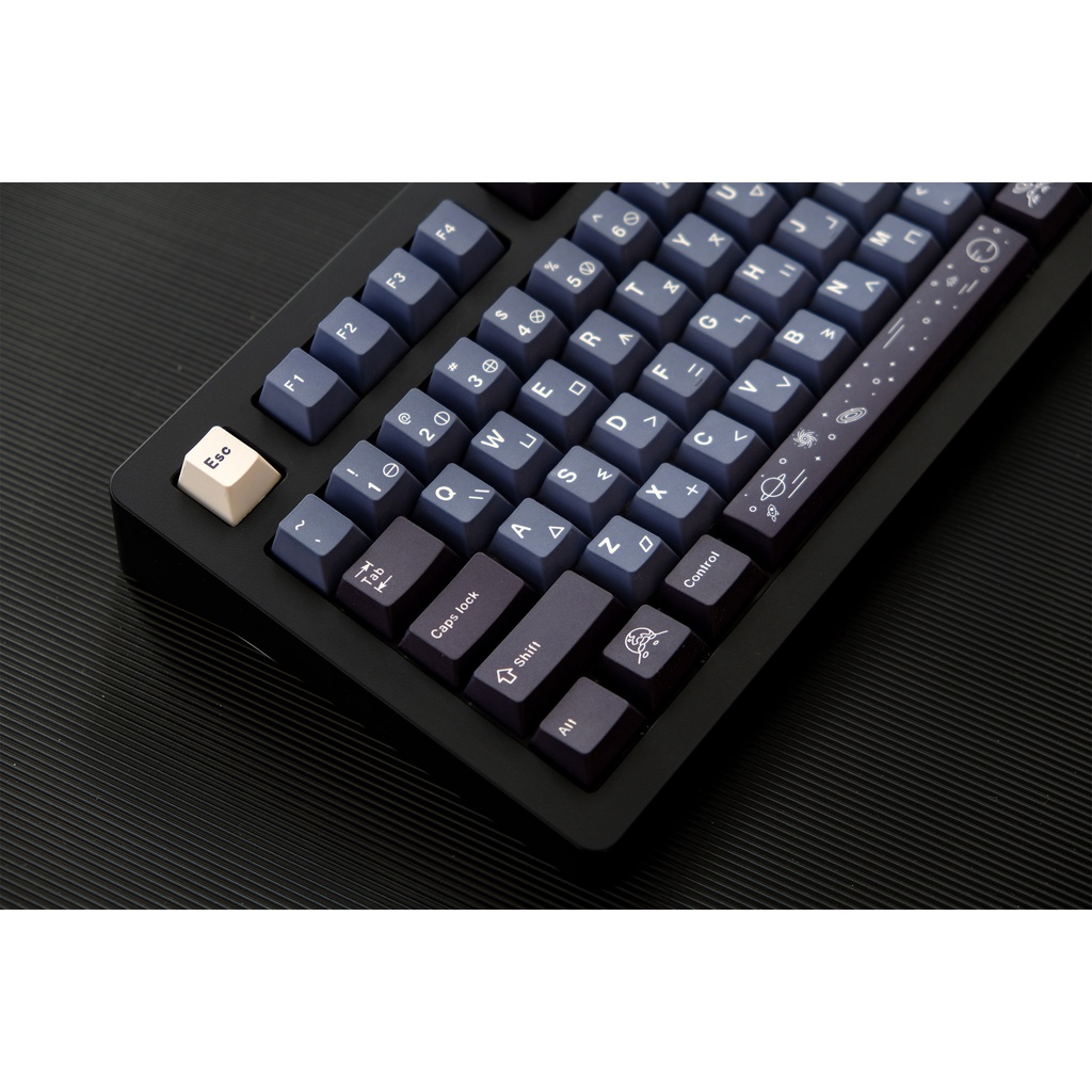 GMK Alien Keycap, 129 Phím Keycaps PBT Cherry Profile DYE-SUB Cá Nhân Keycaps GMK Cho Bàn Phím Cơ