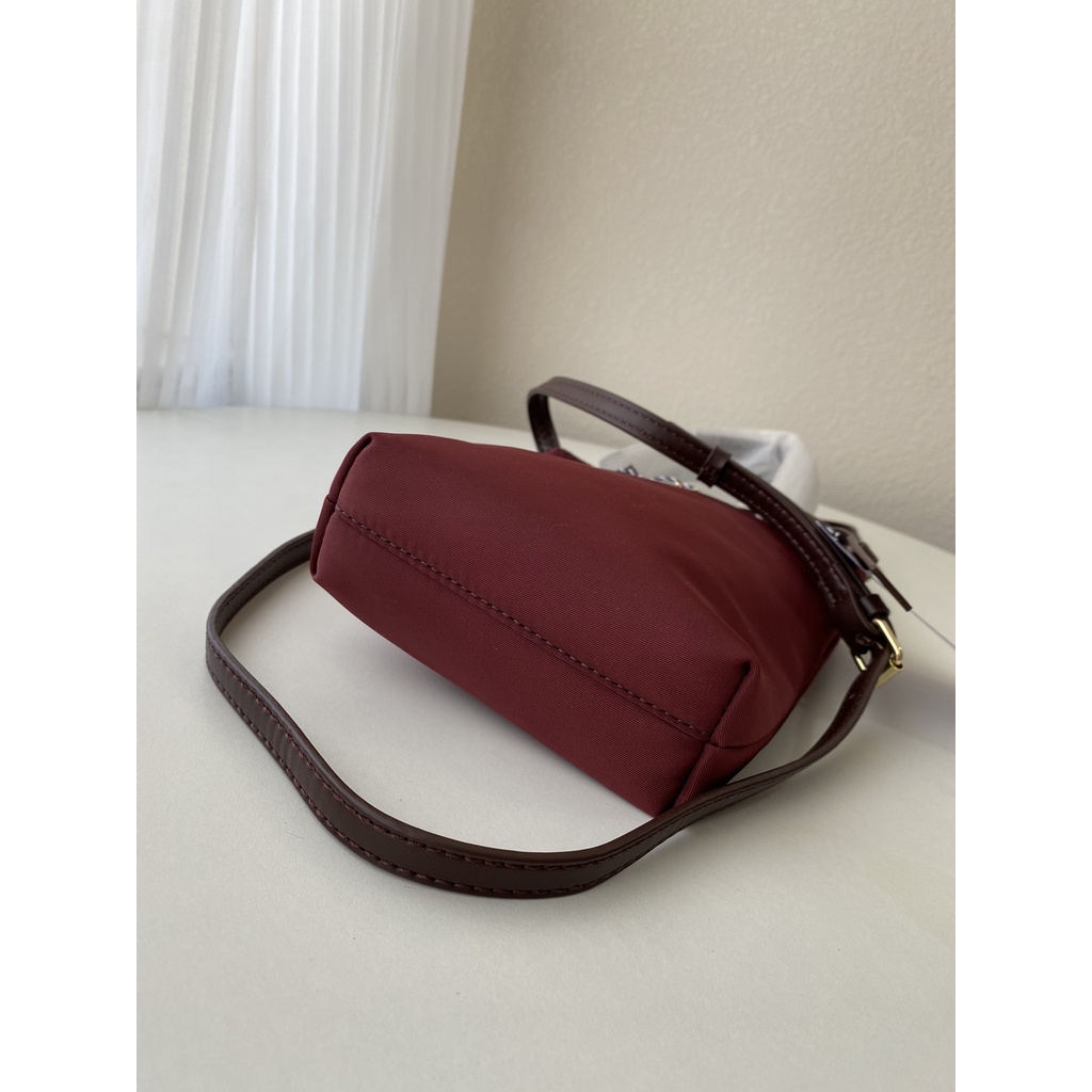 Túi Đeo Chéo Mini Bằng Nylon In Logo Chú Chó Con Dễ Thương Gồm 2 Màu Tùy Chọn