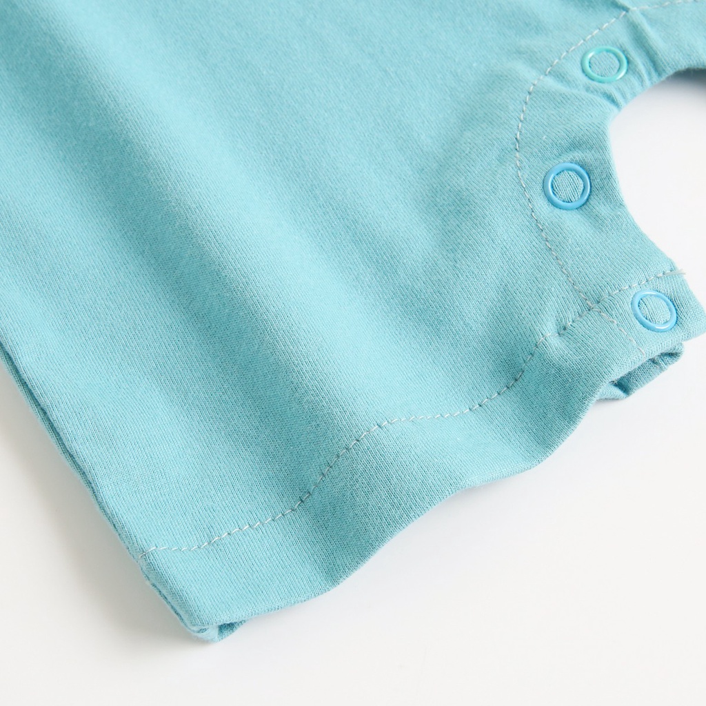 Sanlutoz Bộ Áo Liền Quần Ngắn Tay In Hoạt Hình Thời Trang Mùa Hè Cho Bé Trai