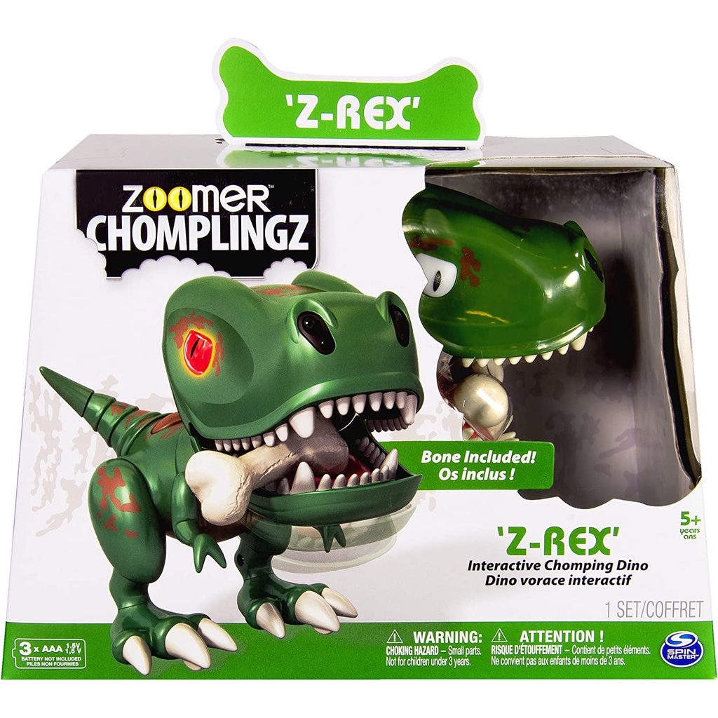 Zoomer Chomplingz – Z-Rex Interactive Dinosaur Khủng Long Tương Tác Zoomer Chomplingz Z-Rex