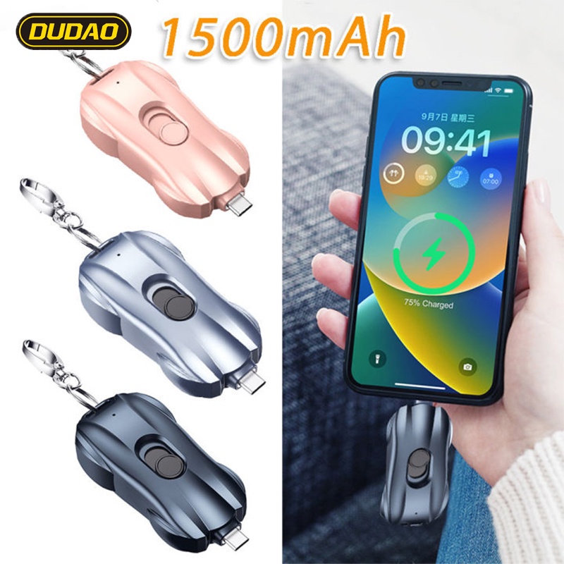 Pin Sạc Dự Phòng DUDAO Mini 1500mAh Kiêm Móc Khóa Tiện Dụng