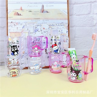 Cốc đựng bàn chải đánh răng bằng nhựa trong suốt in hoạt hình snoopy dễ thương cho cặp đôi