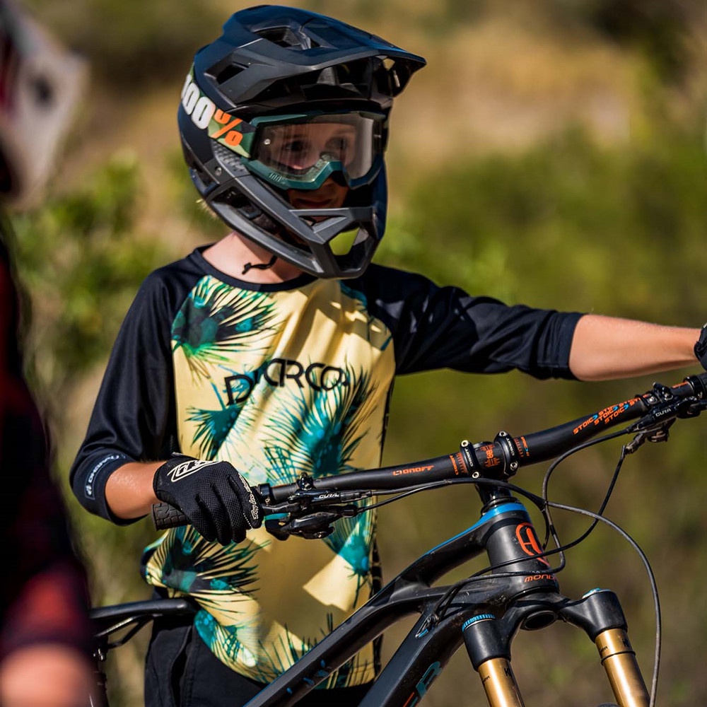 Áo Thun Thể Thao Xe Đạp Nhanh Khô In Hình Moutain Bike Jersey DH Racing Fun Off-Road Rider Unisex Trẻ Trung Cho Trẻ Em