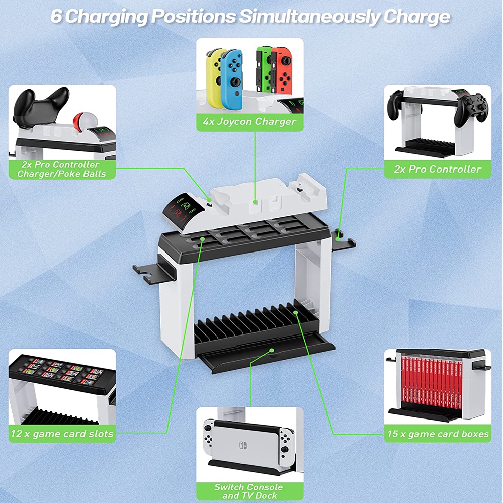 Dock Sạc Đa Năng Cho Nintendo Switch OLED / Switch