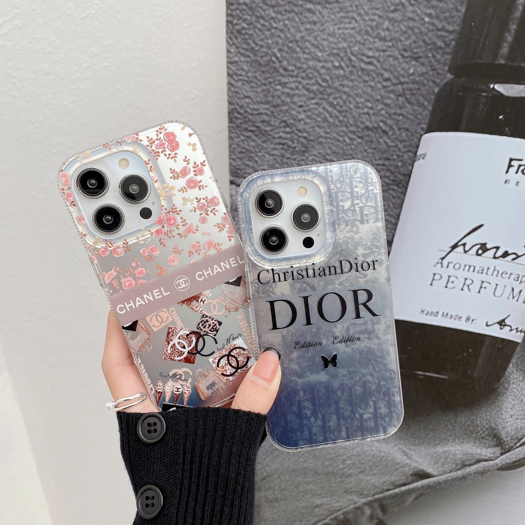 Ốp Điện Thoại Cứng Họa Tiết Hoạt Hình Dior/ CHANE1 Cho iPhone14 14pro 14promax 13 13pro 13promax 12 12pro 12promax 11 11promax x / xs xr xsmax 7p