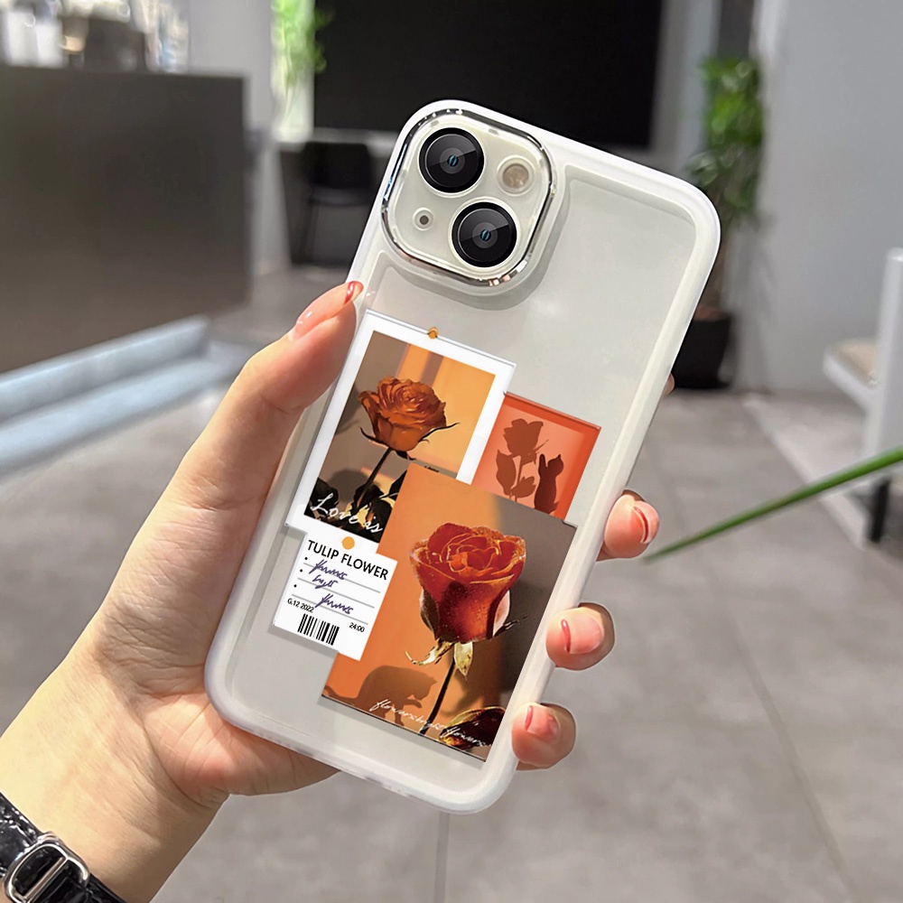 Miếng Dán Bảo Vệ lens Camera Họa Tiết Hoa Hồng Bằng Kim Loại Cho iphone 14promax 11 13 12 7Plus X XS Max 7 8 Ốp