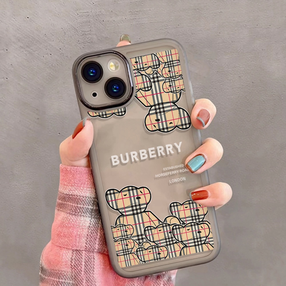 Miếng Dán Bảo Vệ Camera In Hình Gấu kaws Bằng Kim Loại Cho iphone 14promax 11 13 12 7Plus X XS Max