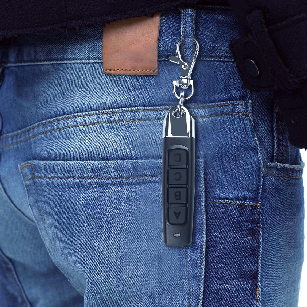 Chìa Khóa Điều Khiển Từ Xa 4 Nút Bấm Tần Số 433MHZ Cho Xe Hơi