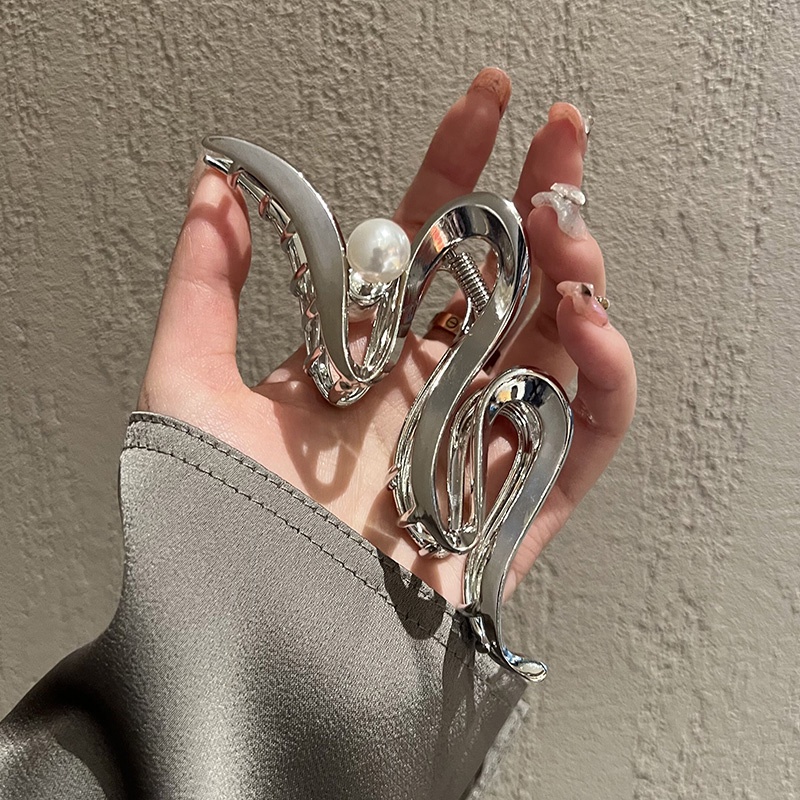 Kẹp Tóc Ngọc Trai Kim Loại Thời Trang Chất Lượng Cao