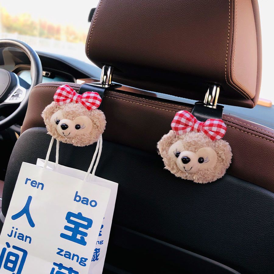 Móc Treo Đồ Đa Năng Họa Tiết Hoạt Hình Dễ Thương Gắn Sau Ghế Xe Hơi