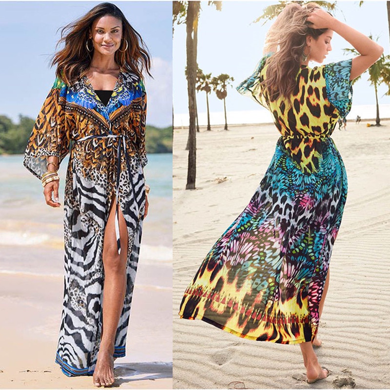 Đầm Maxi Vải Voan Đi Biển Mùa Hè Gợi Cảm DN0907