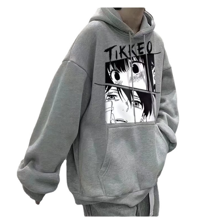 ÁO HOODIE FORM RỘNG IN HÌNH ANIME ÁO NAM NỮ DẠO PHỐ