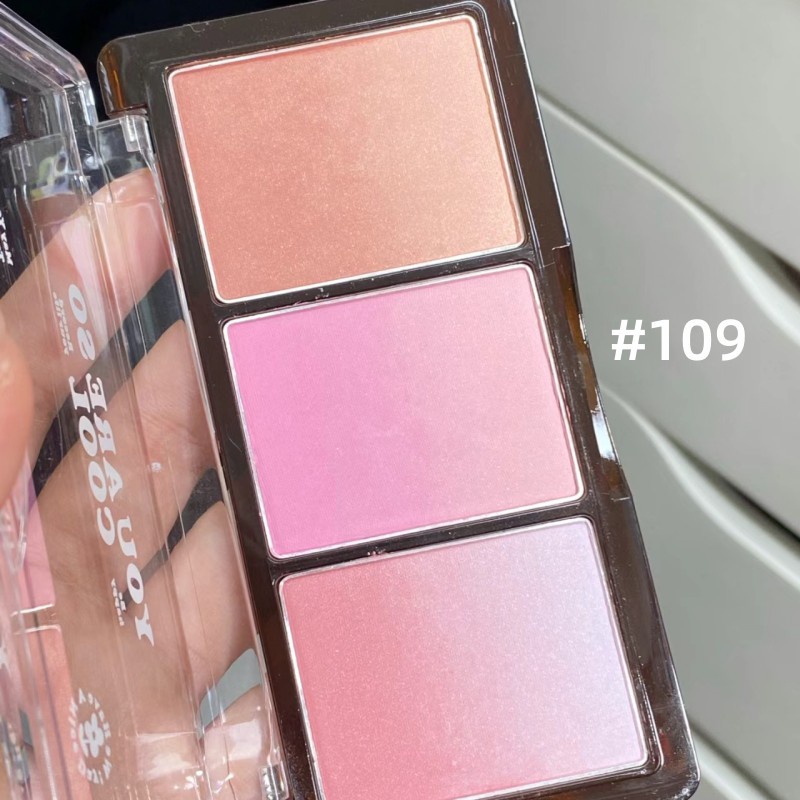Sweet mint Phấn má hồng HOLD LIVE 3 màu sắc tùy chọn trang điểm tự nhiên thời trang