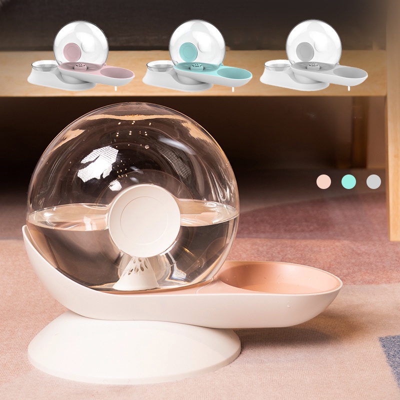 Domicoo 2.8L Máy Lọc Nước Tự Động Cho Mèo Máy Uống Nước Cho Mèo Bát Uống Nước Cho Mèo