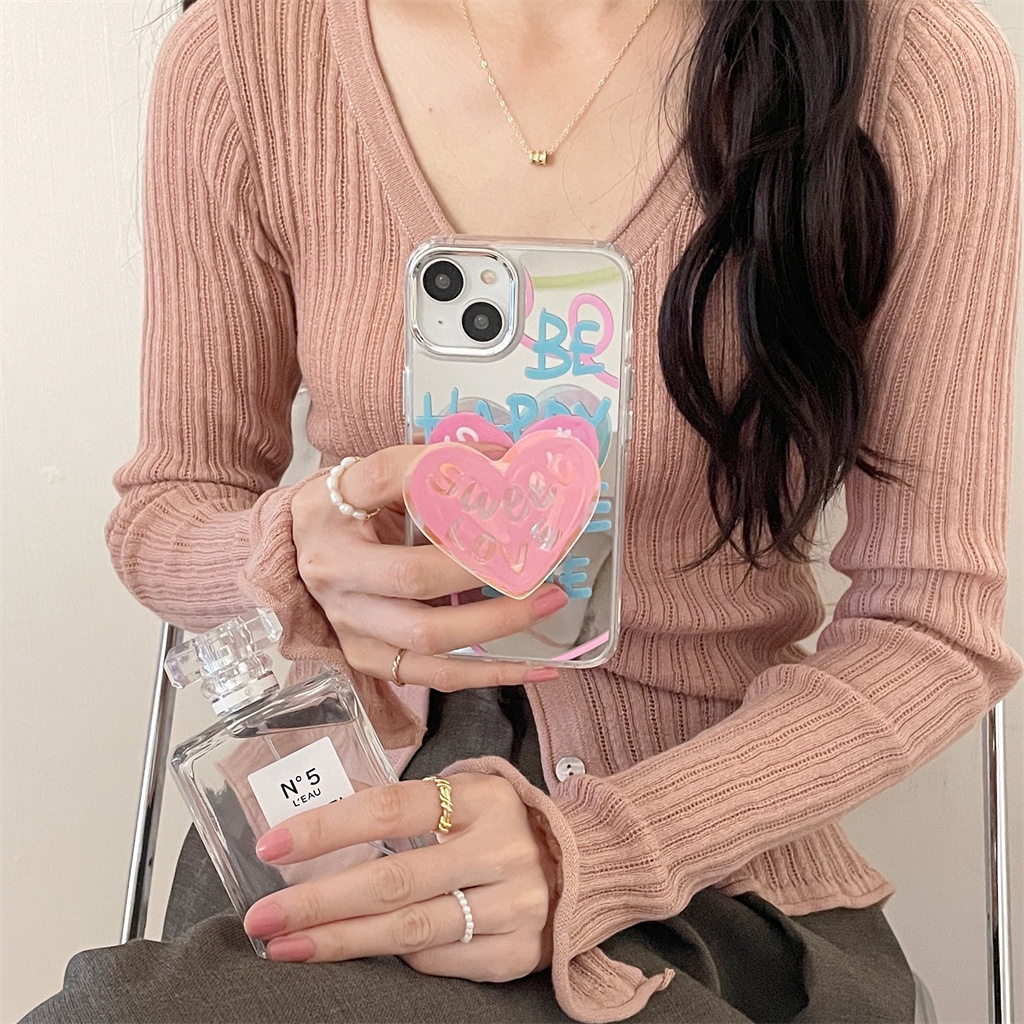 Ốp Điện Thoại TPU Mềm Tráng Gương Họa Tiết Hoạt Hình Cho iphone 14 Pro Max 13 Pro Max 12 Pro Max