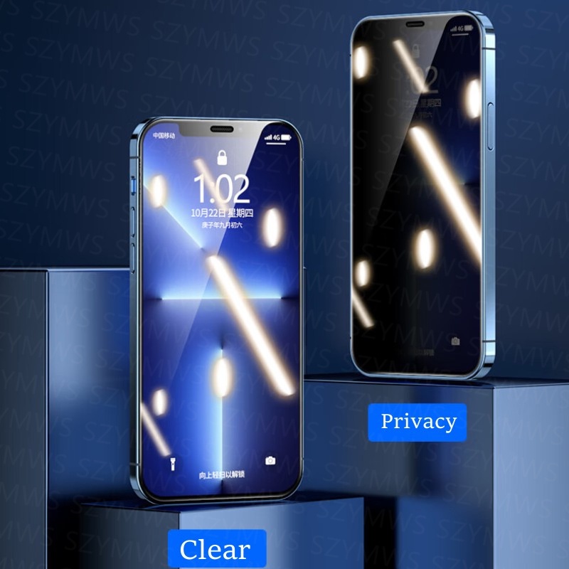 Kính Cường Lực Một Mặt hd / Riêng Tư Cho iphone 15 14 13 12 11 pro max 15 14 plus 13 12 mini