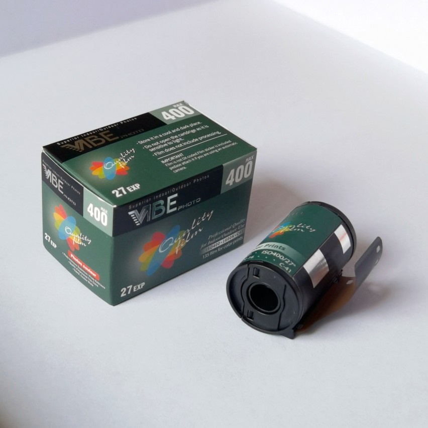 Cuộn Phim Âm Thanh 1Roll VIBE Max 400 ISO 400 135 27EXP / Roll Cho Máy Ảnh VIBE 501F