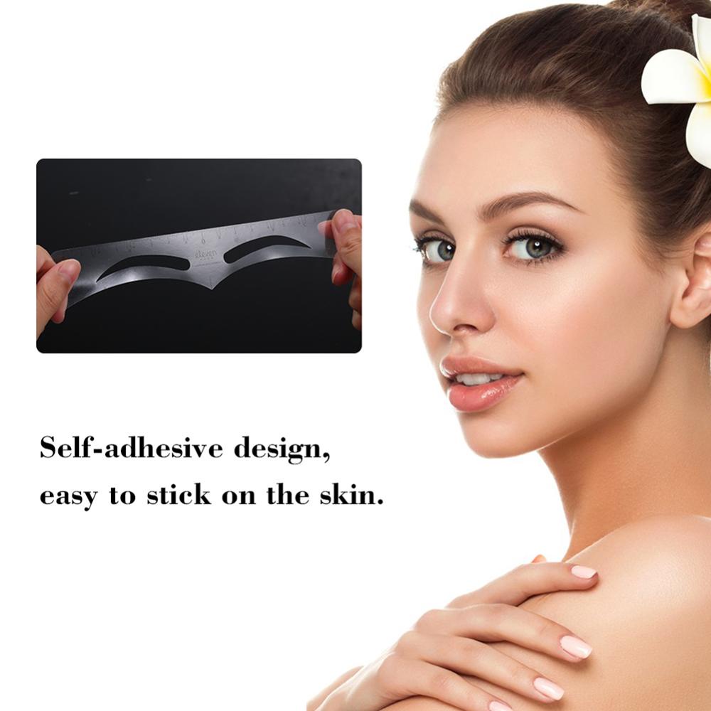 Set 50 Thước Dán Hỗ Trợ Vẽ Lông Mày Sử Dụng Một Lần Tiện Lợi