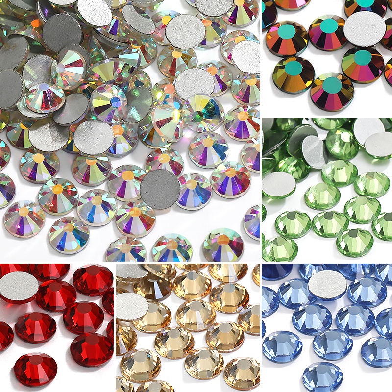 Đá Pha Lê SS5 1.8mm Flatback DIY Trang Trí Móng Tay Nail Art Phụ Kiện