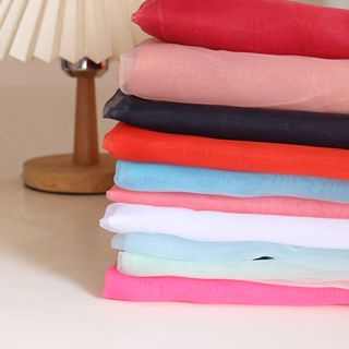 Vải Organza Màu Trơn Tự May Trang Sức (1 YARD 90 * 150CM)