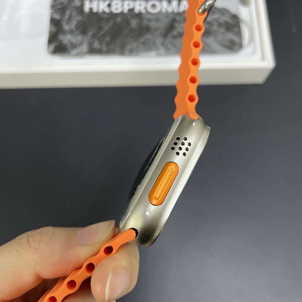 Đồng Hồ Thông Minh HK8 Pro Max Ultra Smartwatch 2023 Nâng Cấp 2.02 Inch OLED DIsplay IWO Series 8 49mm Dành Cho Nam