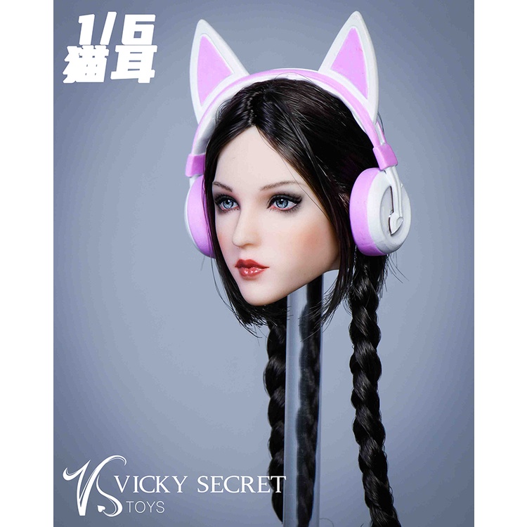 Tai Nghe Chụp Tai VSTOYS 1 / 6 21XG74 Cho Mô Hình Nhân Vật Nữ 12 "