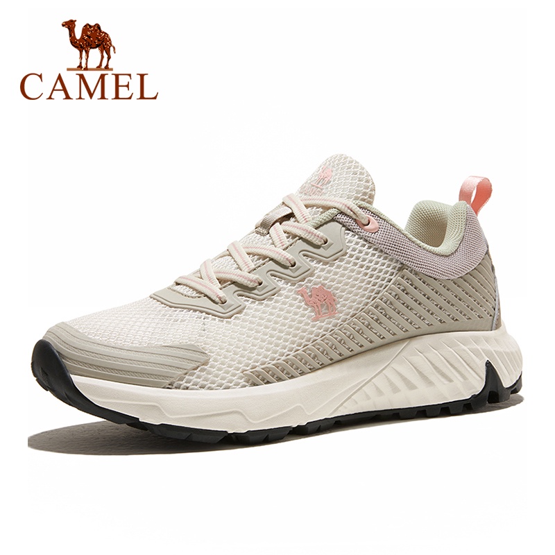 Giày thể thao leo núi CAMEL phối lưới thoáng khí siêu nhẹ chống trượt thời trang cho nữ