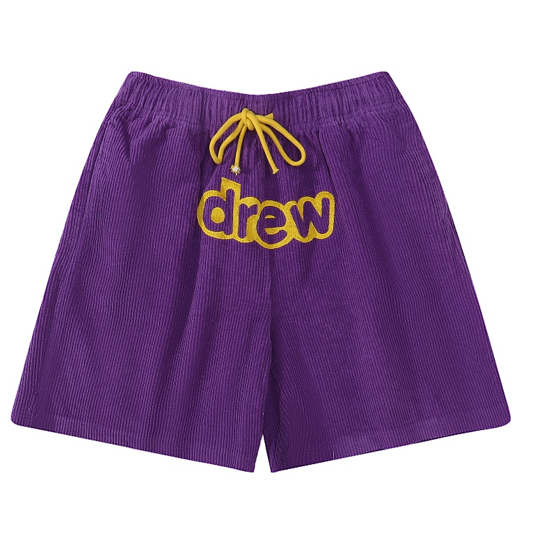 Quần Short Vải Nhung Phối Lưới Thời Trang Chạy Bộ Cho Nam