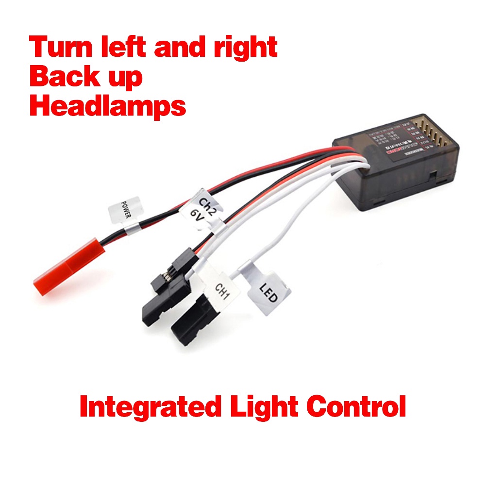 Bộ Điều Khiển Tốc Độ Phanh 10A ESC 2s / 3s 12V Hai Chiều Có Đèn LED Cho Xe Hơi / Tàu Thuyền / Máy Bay