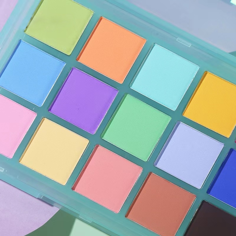 Bảng phấn mắt FEPO 15 màu tự nhiên không dễ phai màu phong cách Âu Mỹ dùng trang điểm sân khấu