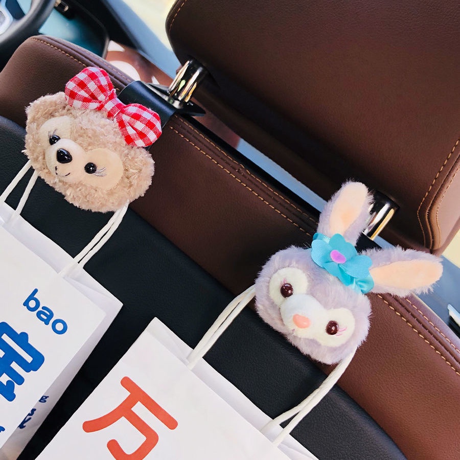 Móc Treo Đồ Đa Năng Họa Tiết Hoạt Hình Dễ Thương Gắn Sau Ghế Xe Hơi